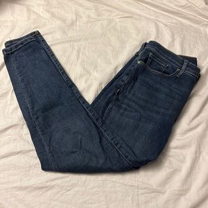 Banana Republic Premium Denim high rise skinny jeans